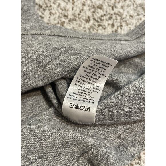 Rag & Bone Alphabet Print Crew Pocket T-Shirt Gray “G” Size XXL - Picture 8 of 9